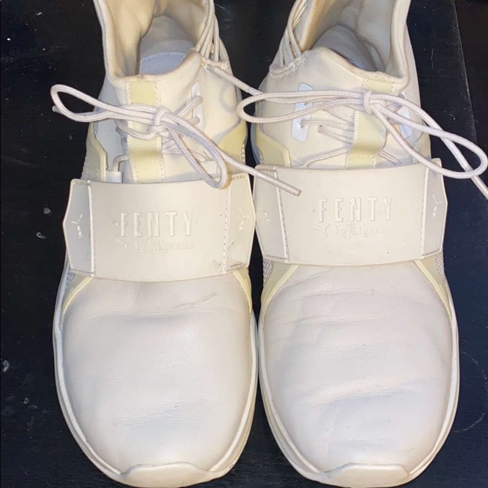 Off white puma fenty sneakers by Rihanna
